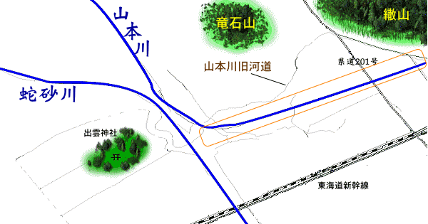 山本川　水路図