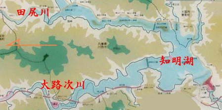 知明湖地図